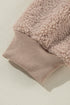 Light French Beige Zipper Pocketed Winter Fuzzy Jacket